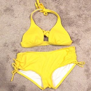 Victoria Secret Yellow  Halter Two Piece Bikini
